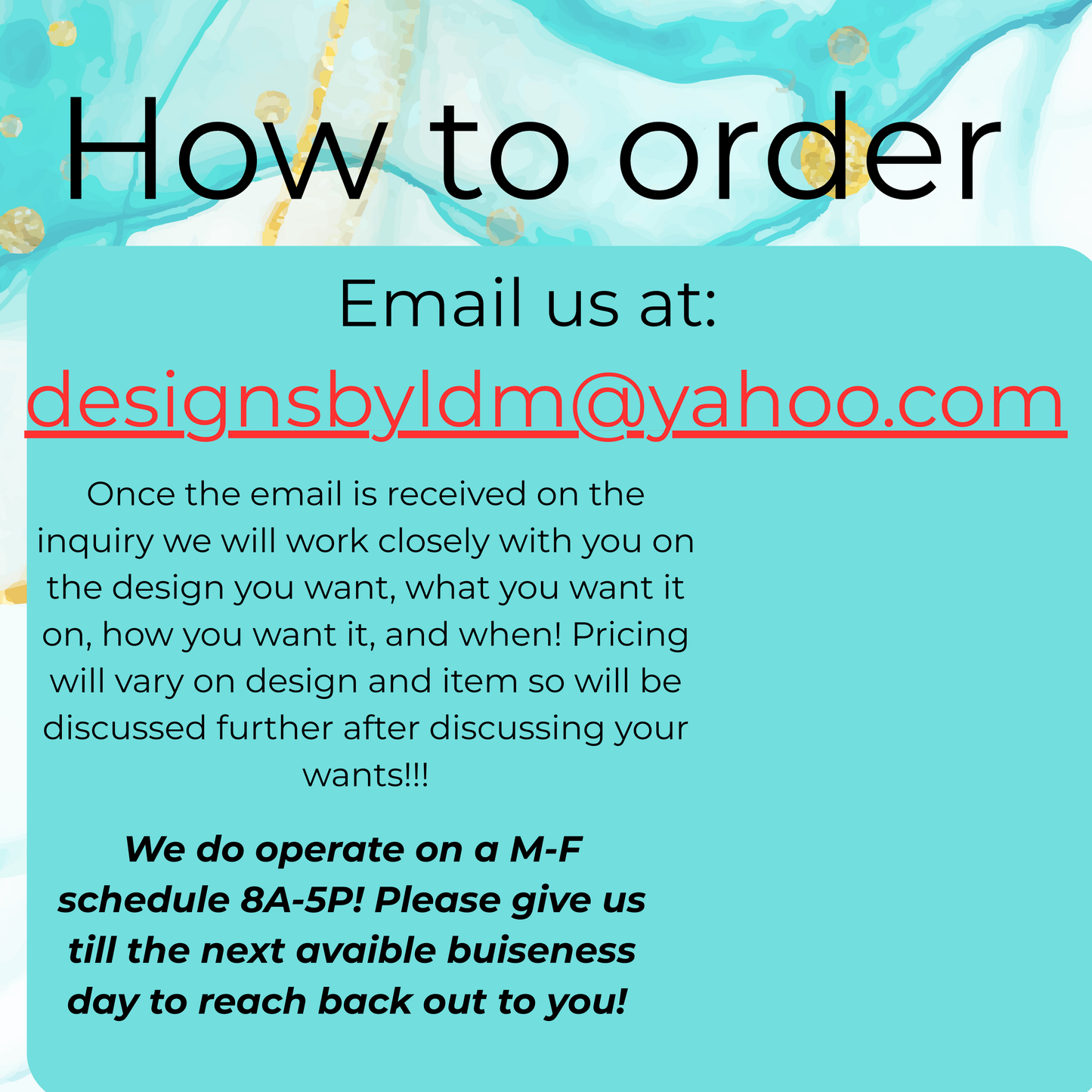 Custom Order