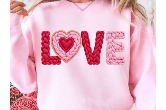 Love faux yarn