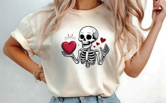 Valentine skelton w/hears