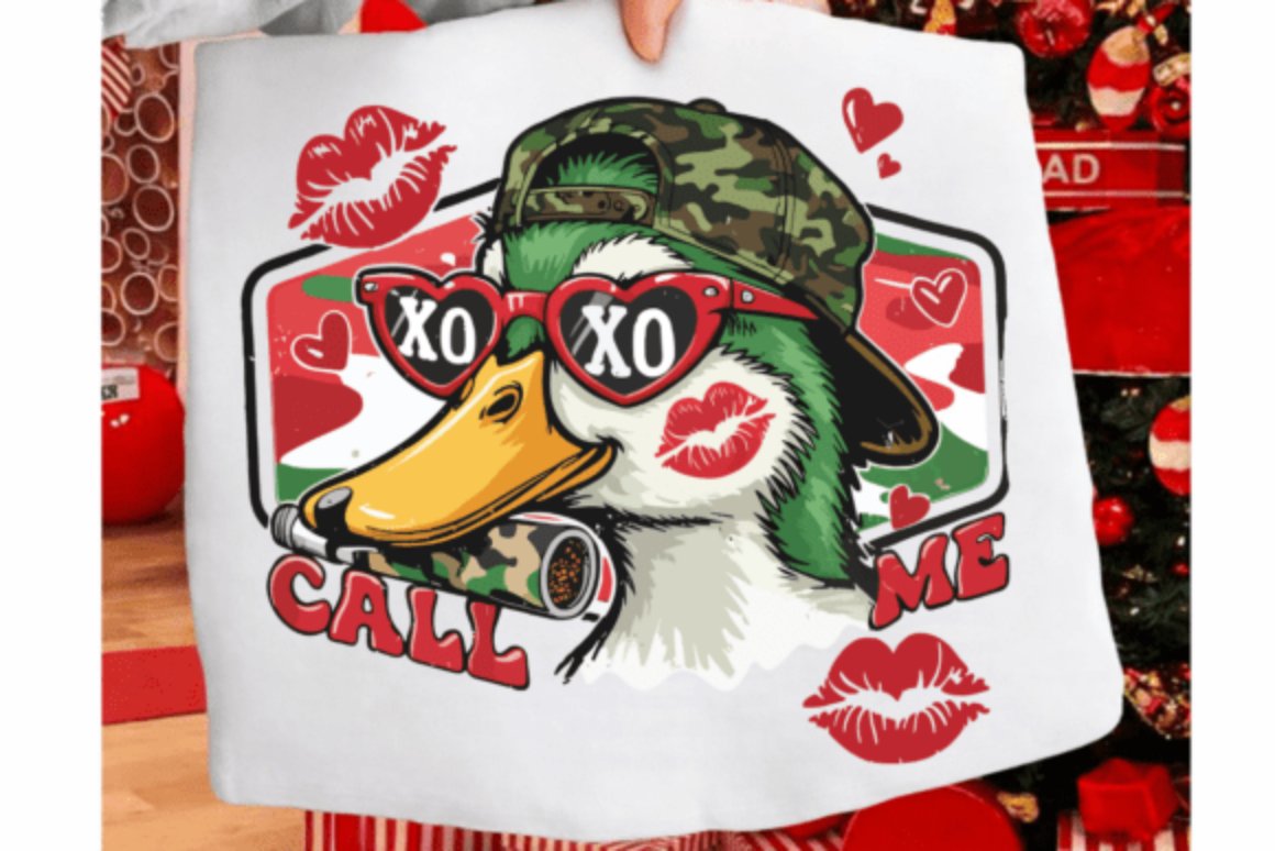 Valentine duck XOXO
