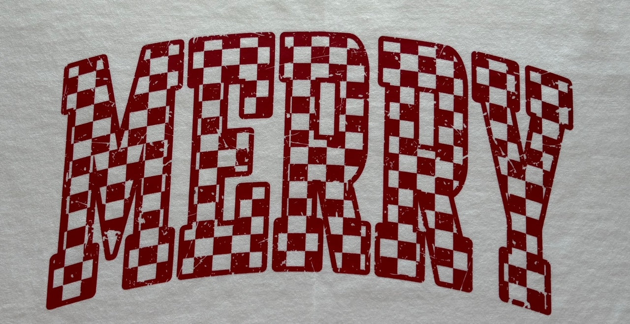 Merry red checkered