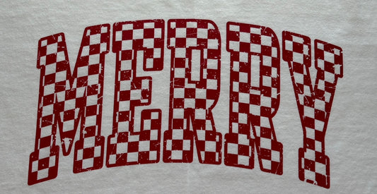 Merry red checkered