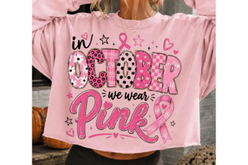 Breast Cancer Awareness - In October we wear pink