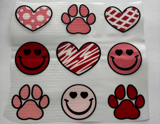 Valentine Paw Heart