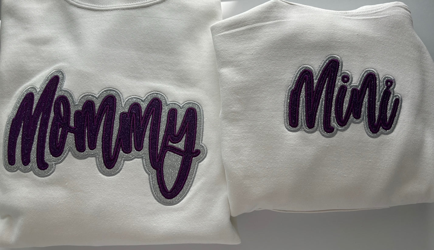 Mommy & Mini Double Applique