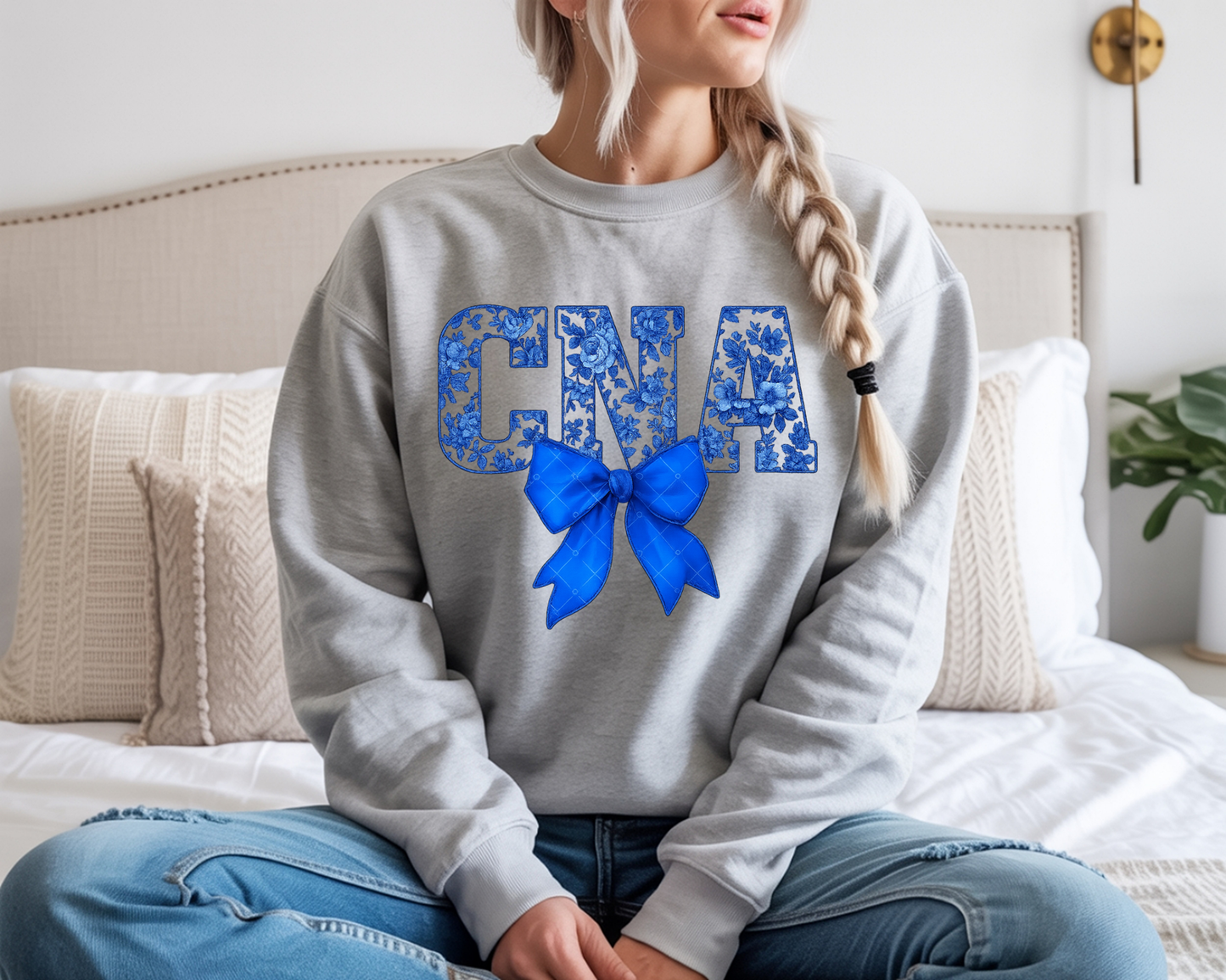 CNA Blue toile floran