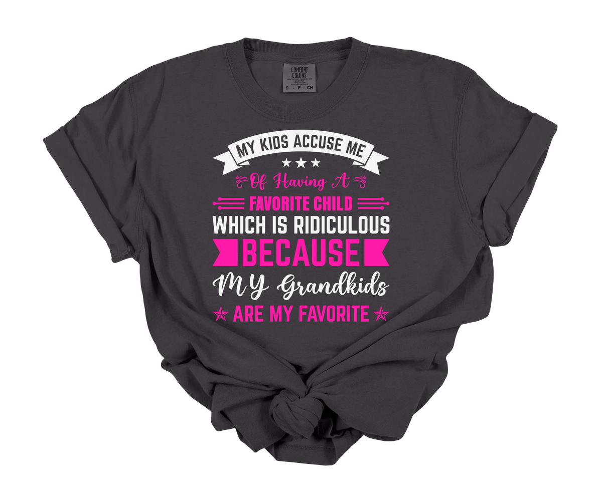 My kids accuse me of having a favorite child - pink