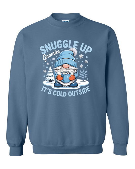 Snuggle up gnomies it's cold outside