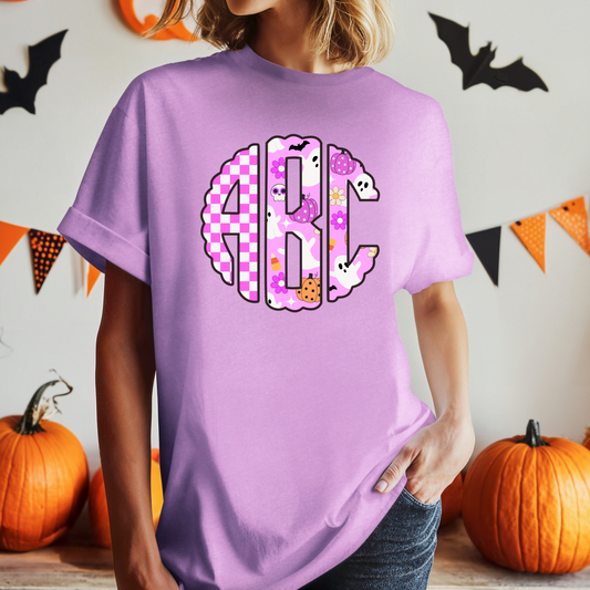 Halloween Scalloped Monogram