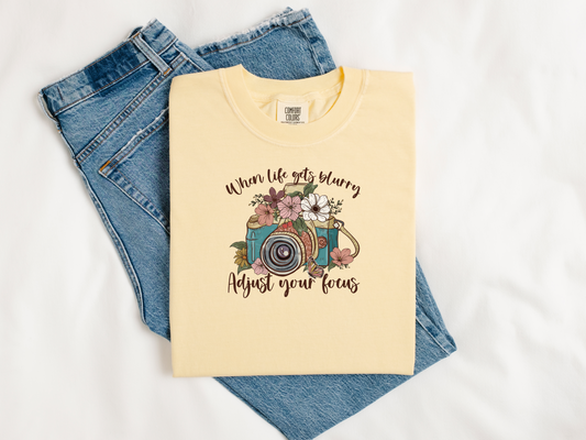 When life gets blurry, Adjust your focus